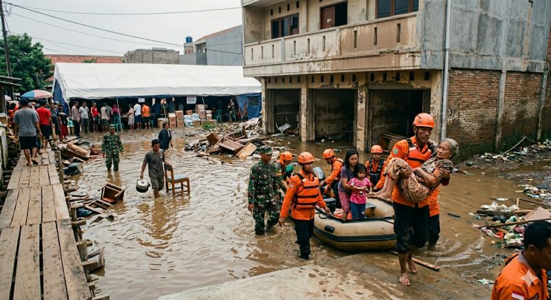 Bantu Korban Banjir Bandang